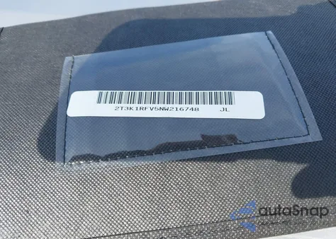 2022 Toyota Rav4 Le из США, поврежденный, VIN 2T3K1RFV5NW216748